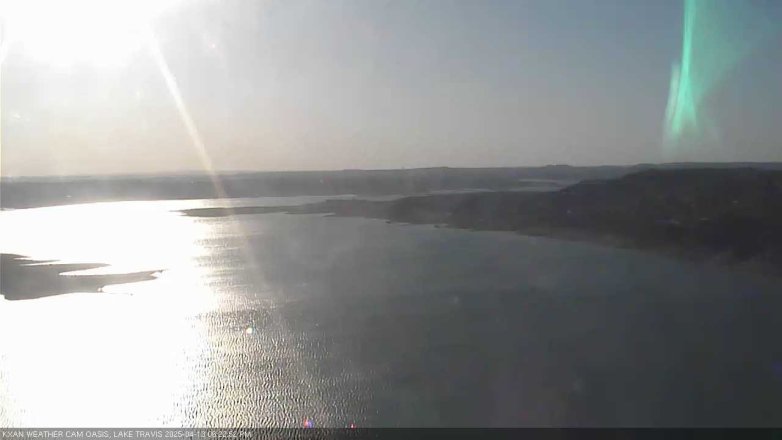 Lake Travis webcam, April 13, 2025 6:25 PM CT
