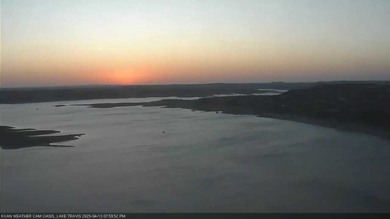 Lake Travis webcam, April 13, 2025 8:00 PM CT