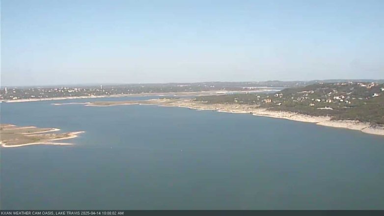 Lake Travis webcam, April 14, 2025 10:00 AM CT