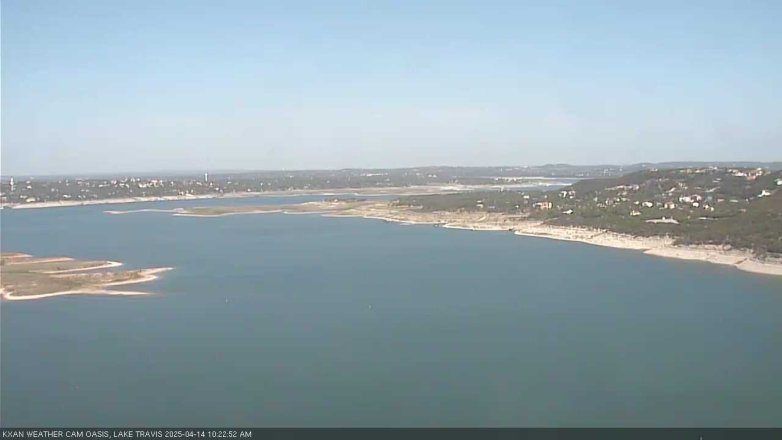 Lake Travis webcam, April 14, 2025 10:25 AM CT