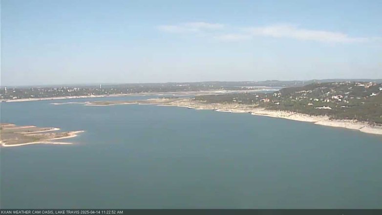 Lake Travis webcam, April 14, 2025 11:25 AM CT