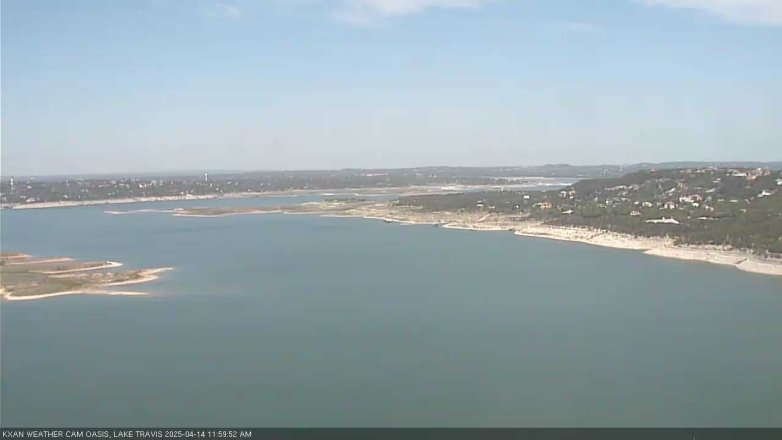 Lake Travis webcam, April 14, 2025 12:00 PM CT