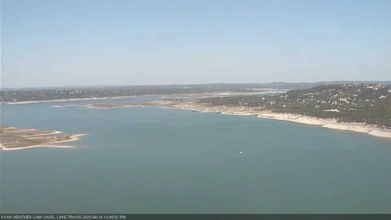 Lake Travis webcam, April 14, 2025 12:45 PM CT