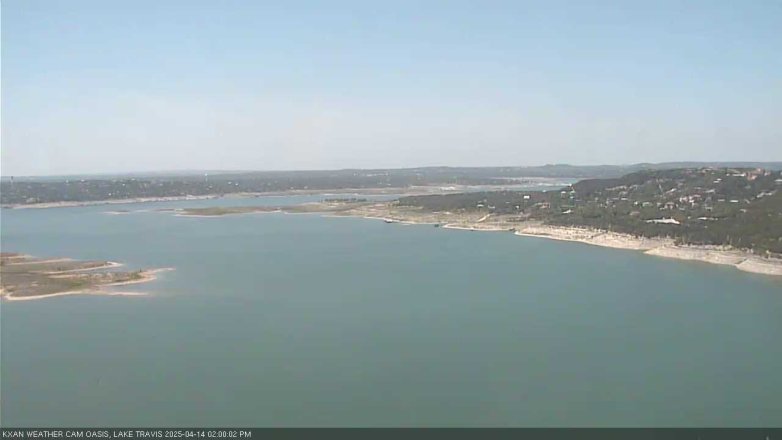 Lake Travis webcam, April 14, 2025 2:00 PM CT