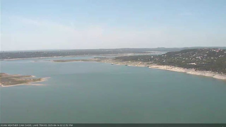 Lake Travis webcam, April 14, 2025 2:25 PM CT
