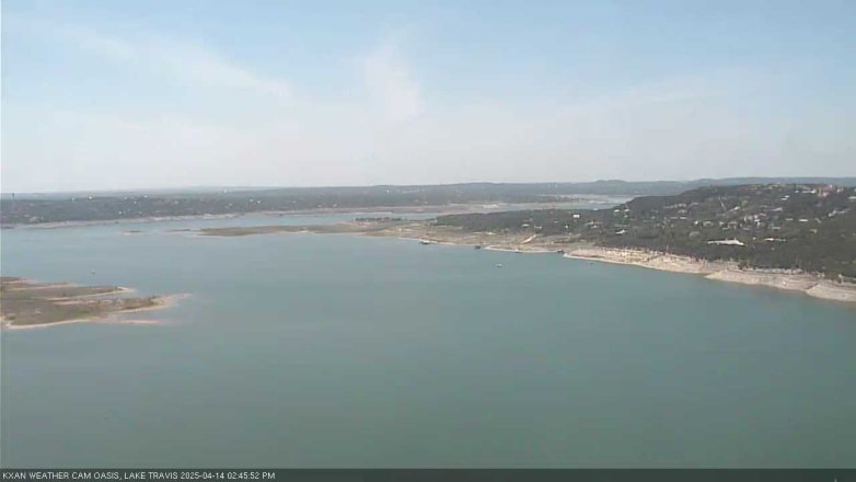 Lake Travis webcam, April 14, 2025 2:45 PM CT