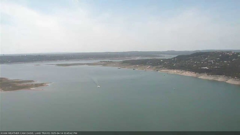 Lake Travis webcam, April 14, 2025 3:45 PM CT