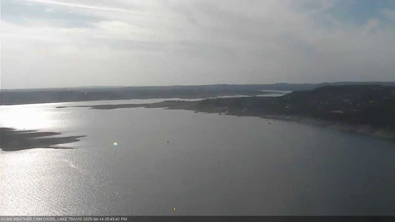 Lake Travis webcam, April 14, 2025 5:45 PM CT