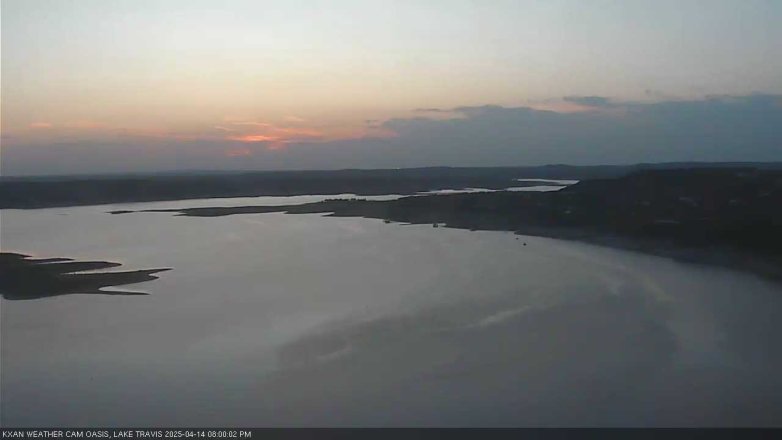 Lake Travis webcam, April 14, 2025 8:00 PM CT