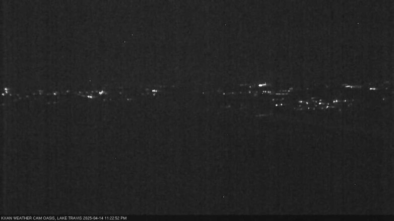 Lake Travis webcam, April 14, 2025 11:25 PM CT
