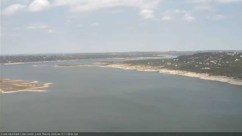 Lake Travis webcam, April 15, 2025 12:00 PM CT
