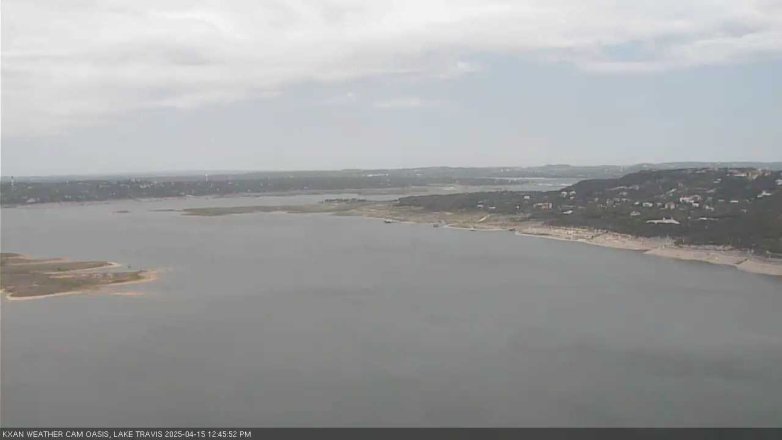 Lake Travis webcam, April 15, 2025 12:45 PM CT