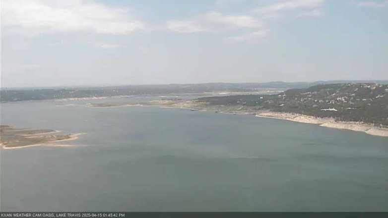 Lake Travis webcam, April 15, 2025 1:45 PM CT