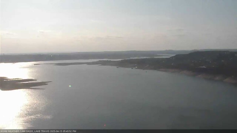 Lake Travis webcam, April 15, 2025 5:45 PM CT