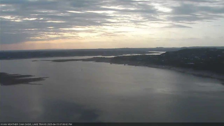 Lake Travis webcam, April 15, 2025 7:00 PM CT