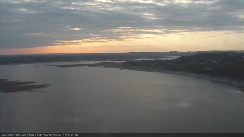 Lake Travis webcam, April 15, 2025 7:25 PM CT