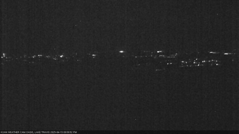 Lake Travis webcam, April 15, 2025 10:00 PM CT