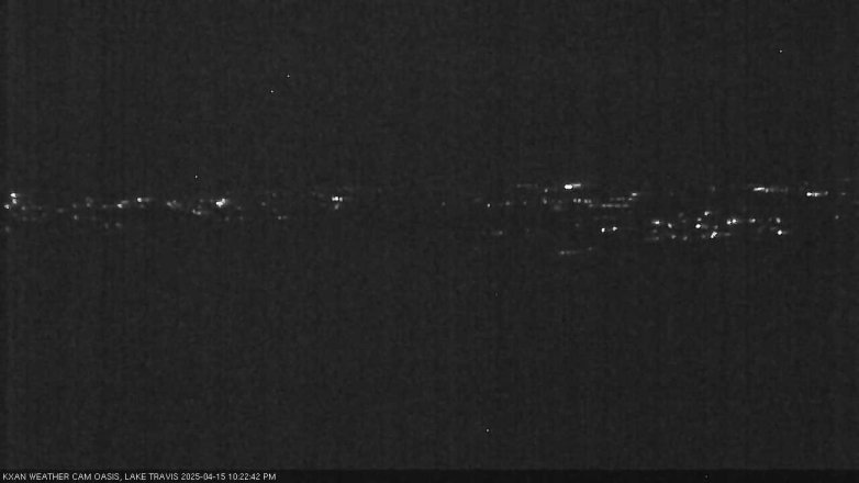 Lake Travis webcam, April 15, 2025 10:25 PM CT
