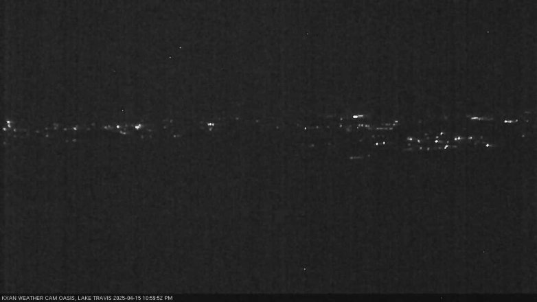 Lake Travis webcam, April 15, 2025 11:00 PM CT