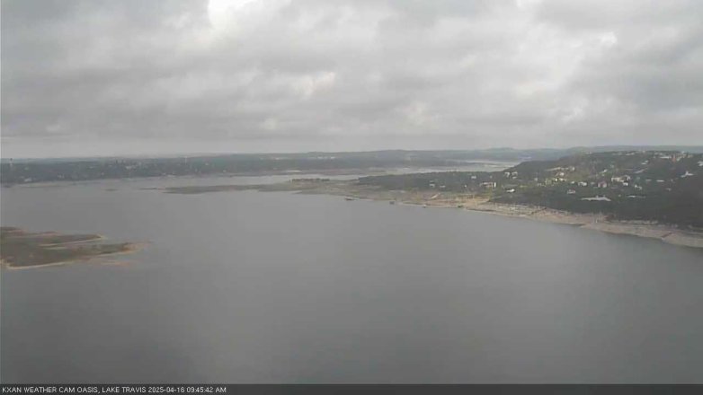 Lake Travis webcam, April 16, 2025 9:45 AM CT