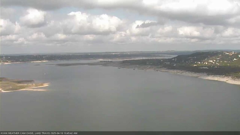 Lake Travis webcam, April 16, 2025 10:45 AM CT