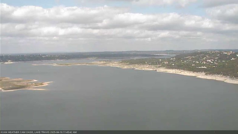 Lake Travis webcam, April 16, 2025 11:45 AM CT