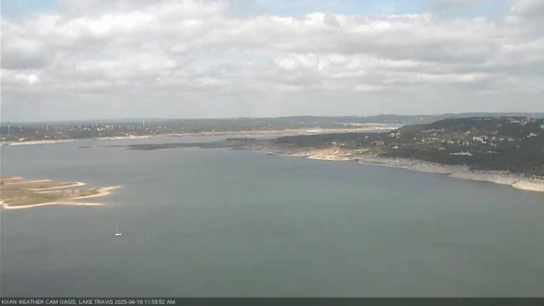 Lake Travis webcam, April 16, 2025 12:00 PM CT