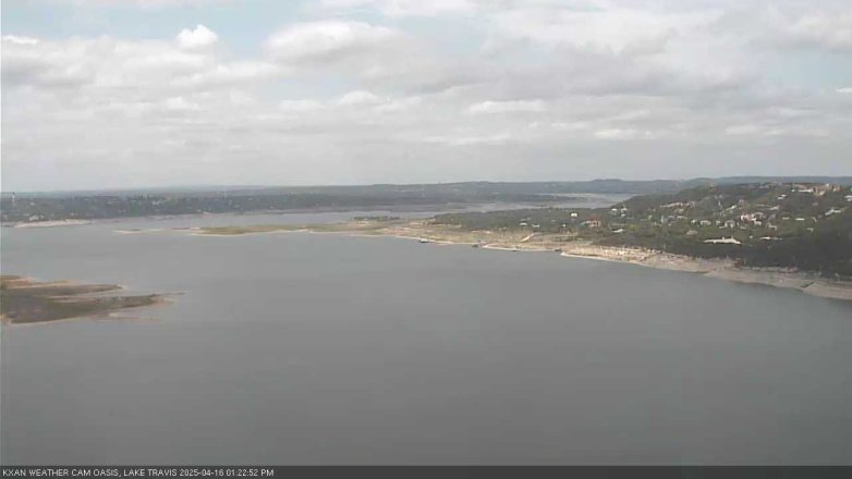 Lake Travis webcam, April 16, 2025 1:25 PM CT