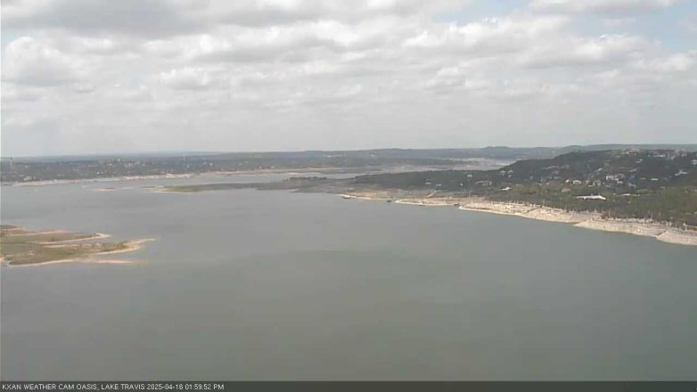 Lake Travis webcam, April 16, 2025 2:00 PM CT