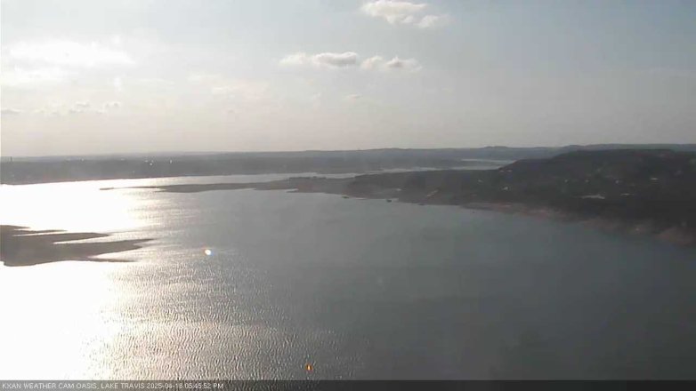 Lake Travis webcam, April 16, 2025 5:45 PM CT