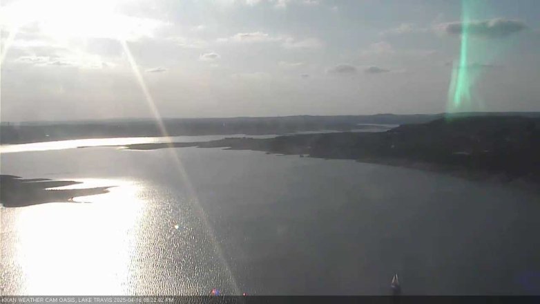 Lake Travis webcam, April 16, 2025 6:25 PM CT