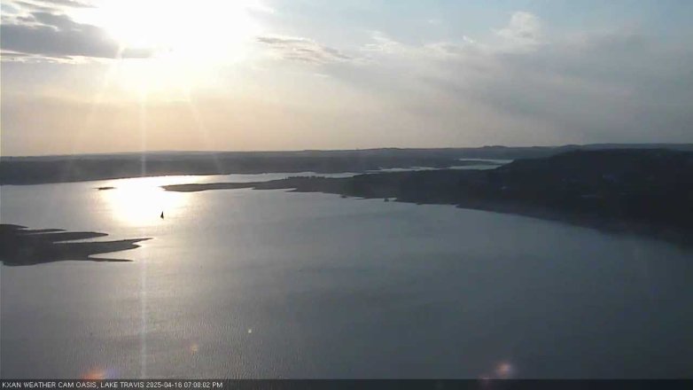 Lake Travis webcam, April 16, 2025 7:00 PM CT