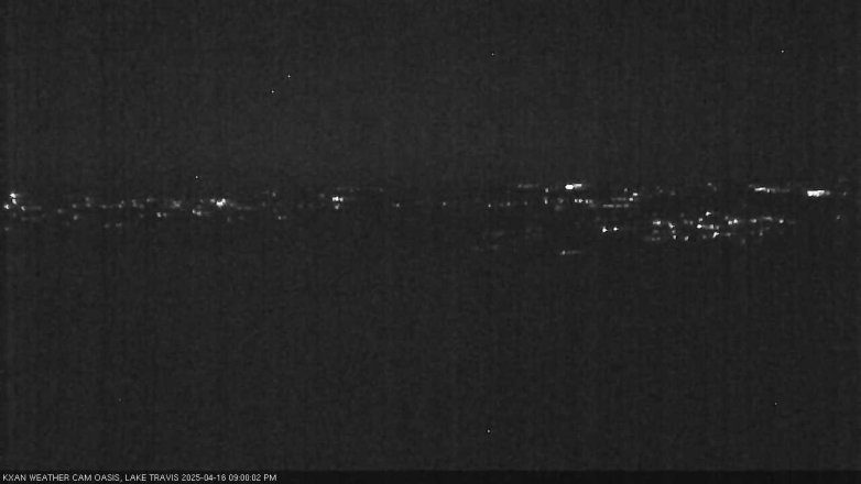 Lake Travis webcam, April 16, 2025 9:00 PM CT