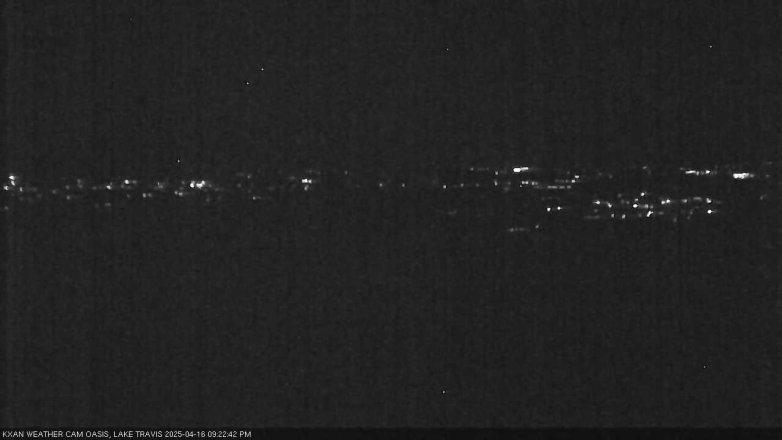 Lake Travis webcam, April 16, 2025 9:25 PM CT
