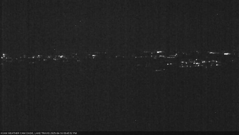 Lake Travis webcam, April 16, 2025 9:45 PM CT