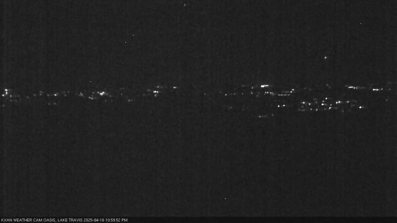 Lake Travis webcam, April 16, 2025 11:00 PM CT