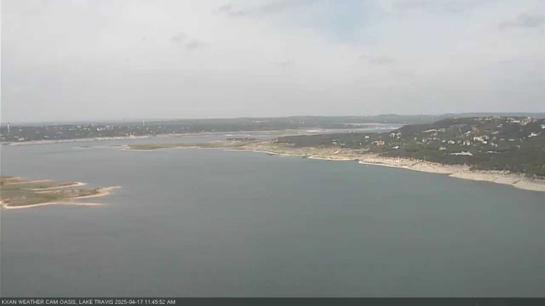 Lake Travis webcam, April 17, 2025 11:45 AM CT