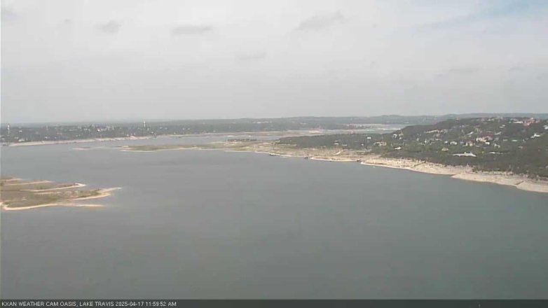 Lake Travis webcam, April 17, 2025 12:00 PM CT