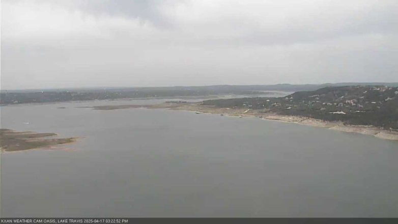 Lake Travis webcam, April 17, 2025 3:25 PM CT