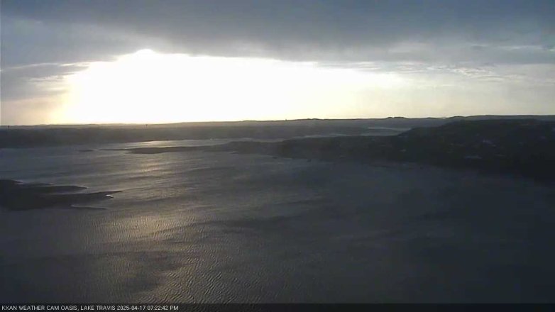 Lake Travis webcam, April 17, 2025 7:25 PM CT