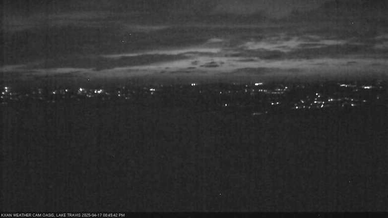 Lake Travis webcam, April 17, 2025 8:45 PM CT
