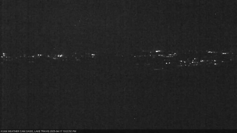 Lake Travis webcam, April 17, 2025 10:25 PM CT