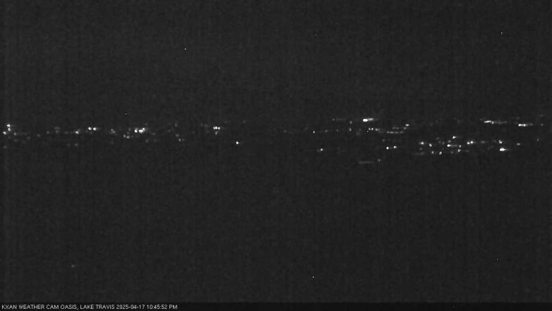 Lake Travis webcam, April 17, 2025 10:45 PM CT