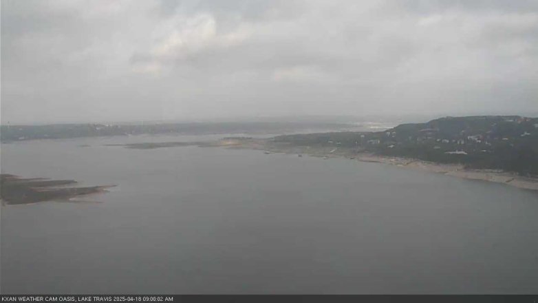 Lake Travis webcam, April 18, 2025 9:00 AM CT