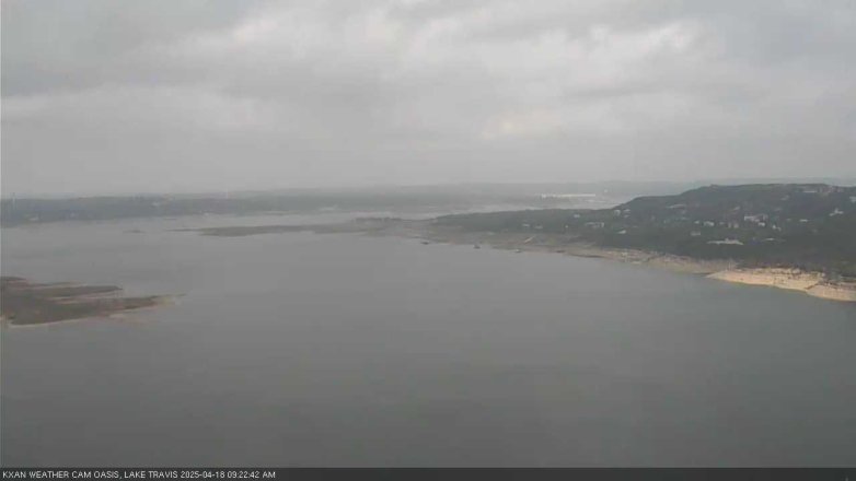 Lake Travis webcam, April 18, 2025 9:25 AM CT