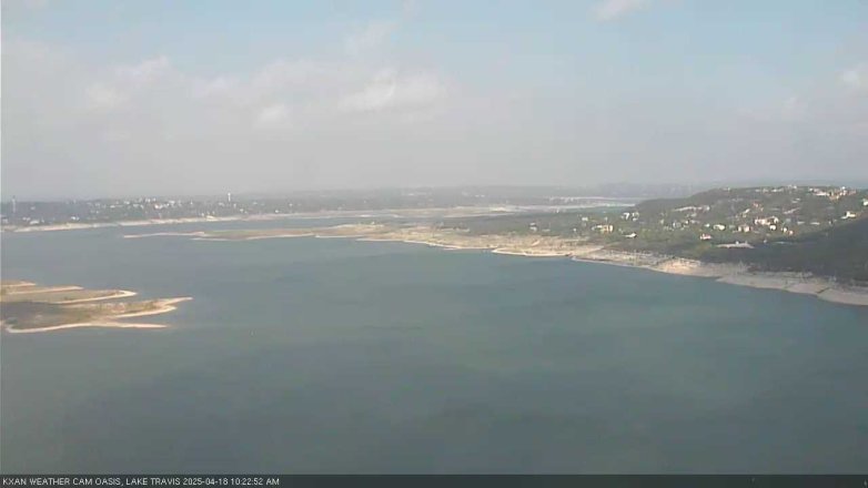 Lake Travis webcam, April 18, 2025 10:25 AM CT