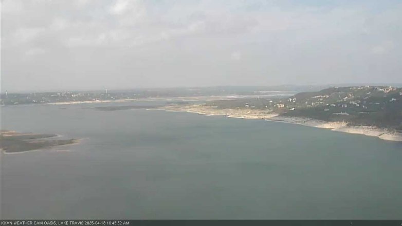 Lake Travis webcam, April 18, 2025 10:45 AM CT