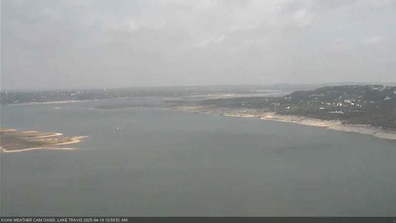 Lake Travis webcam, April 18, 2025 11:00 AM CT