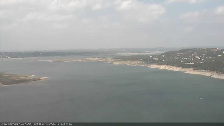 Lake Travis webcam, April 18, 2025 11:45 AM CT