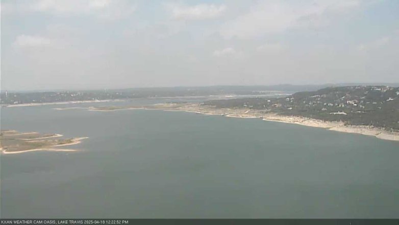Lake Travis webcam, April 18, 2025 12:25 PM CT